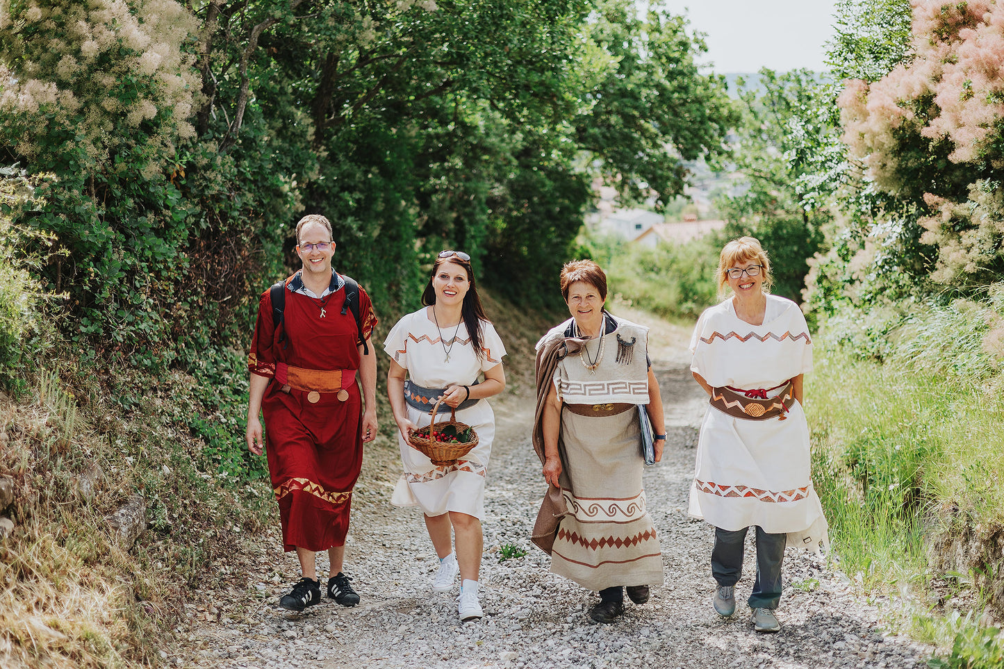 Voden ogled arheološkega parka Kašler pri Kortah