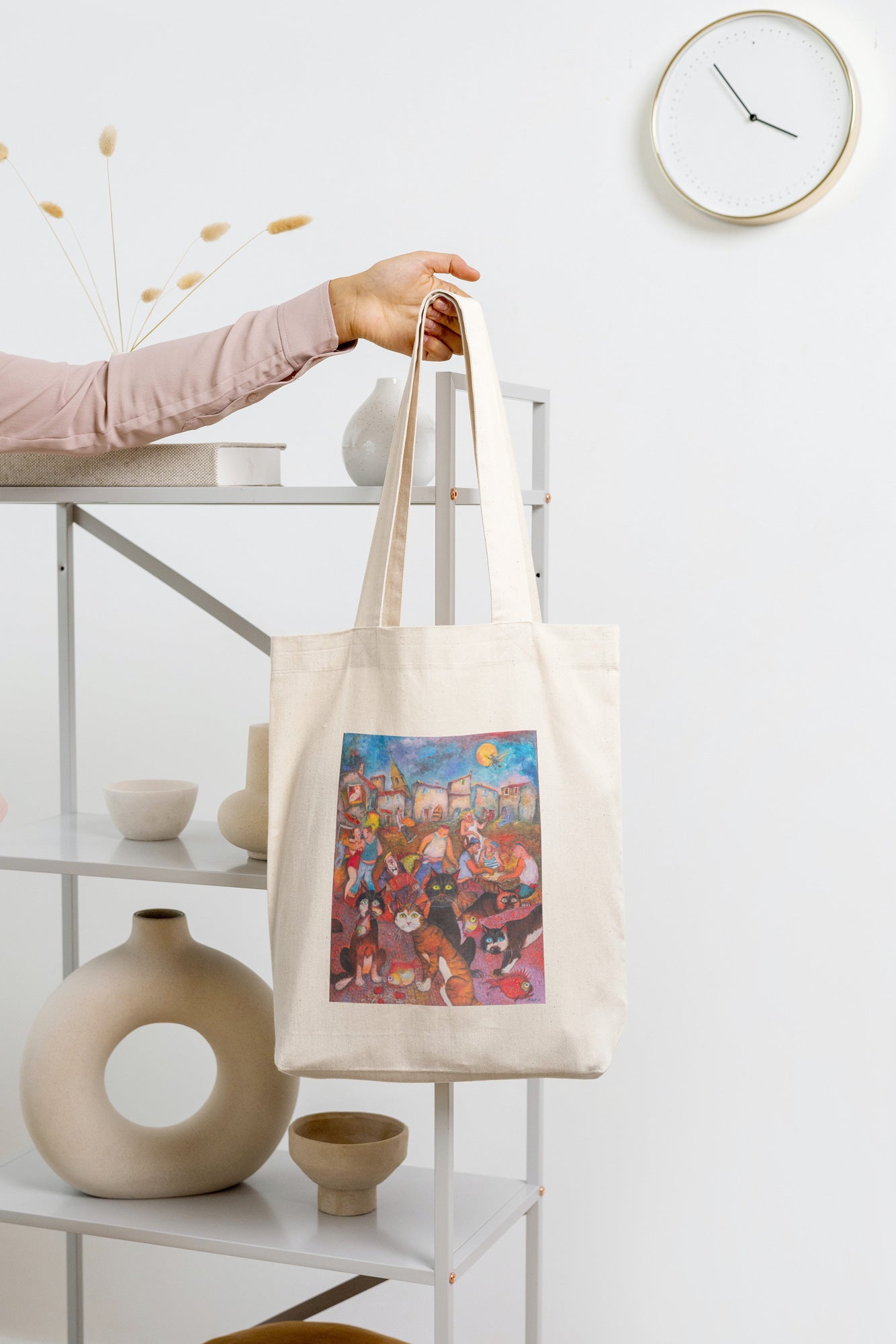 Cotton tote bag VisitIzola ART